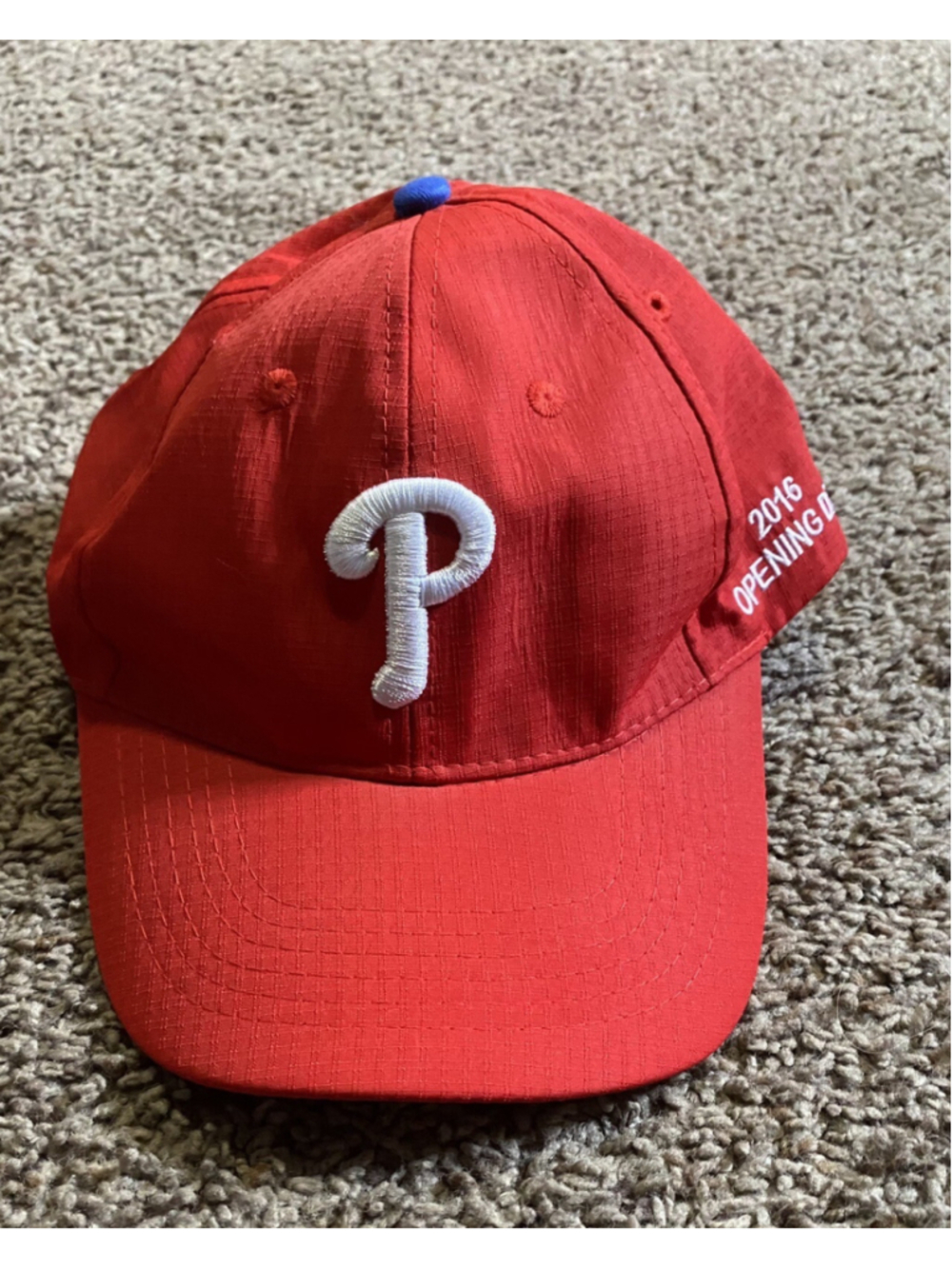 Philadelphia Phillies Opening Day 2016 MLB Baseball Cap Nemours Adult Adjust SGA